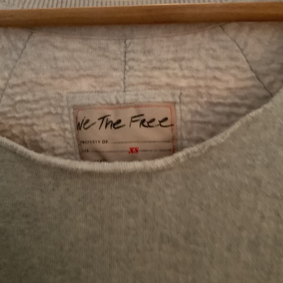 We The Free Midnight Pullover Gray XS NWOT - Picture 6 of 6